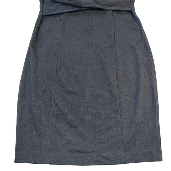 Daisy Fuentes Womens Sheath Dress V Neck Sleeveless Classic Sexy Black Large - Picture 5 of 9